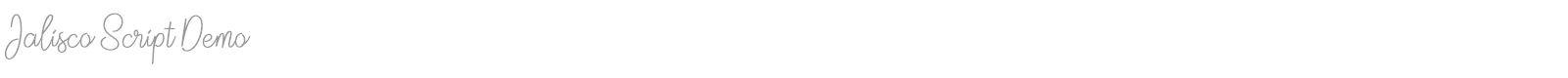 Jalisco Script font preview